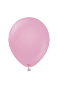 Toz Pembe Retro Balon 12 Adet