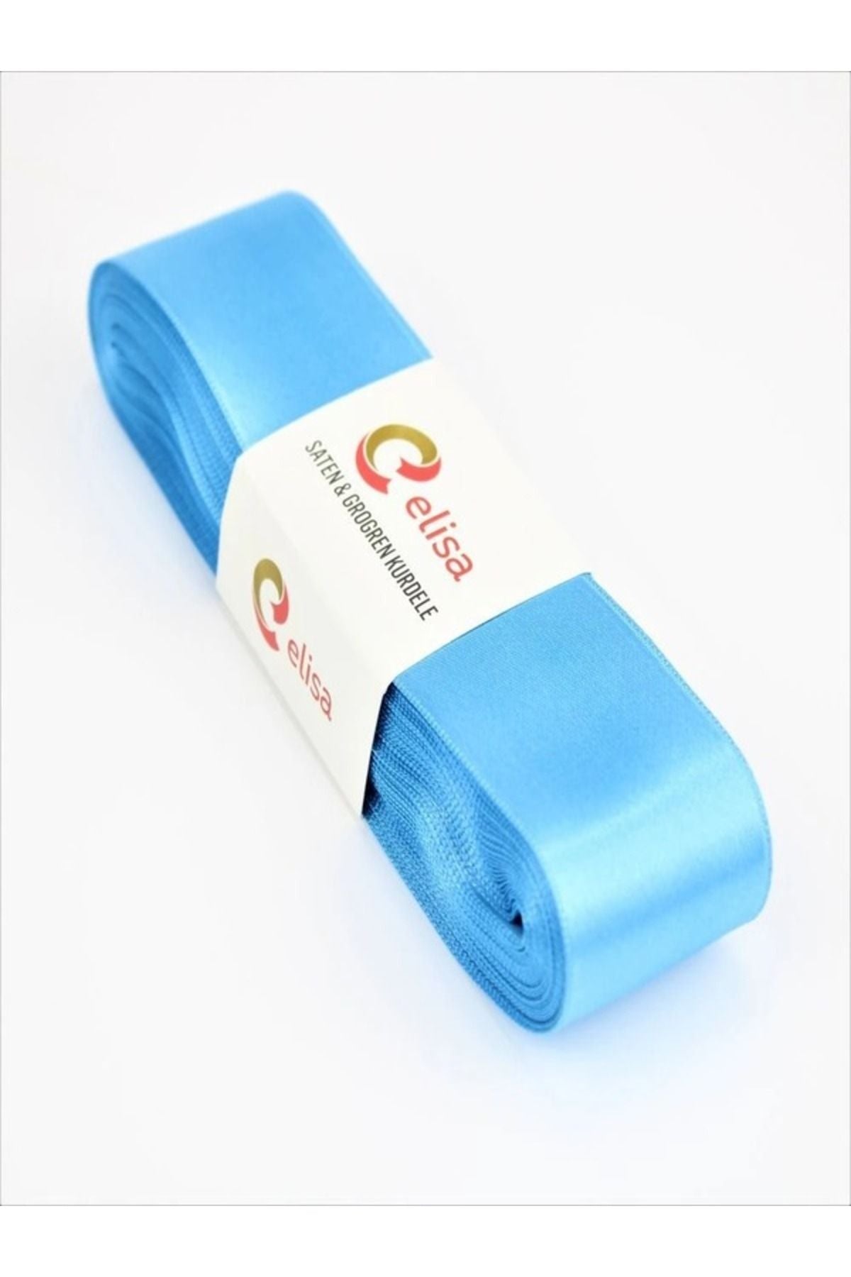 Kurdela Saten Turkuaz 4 cm 10 Metre Kurdele