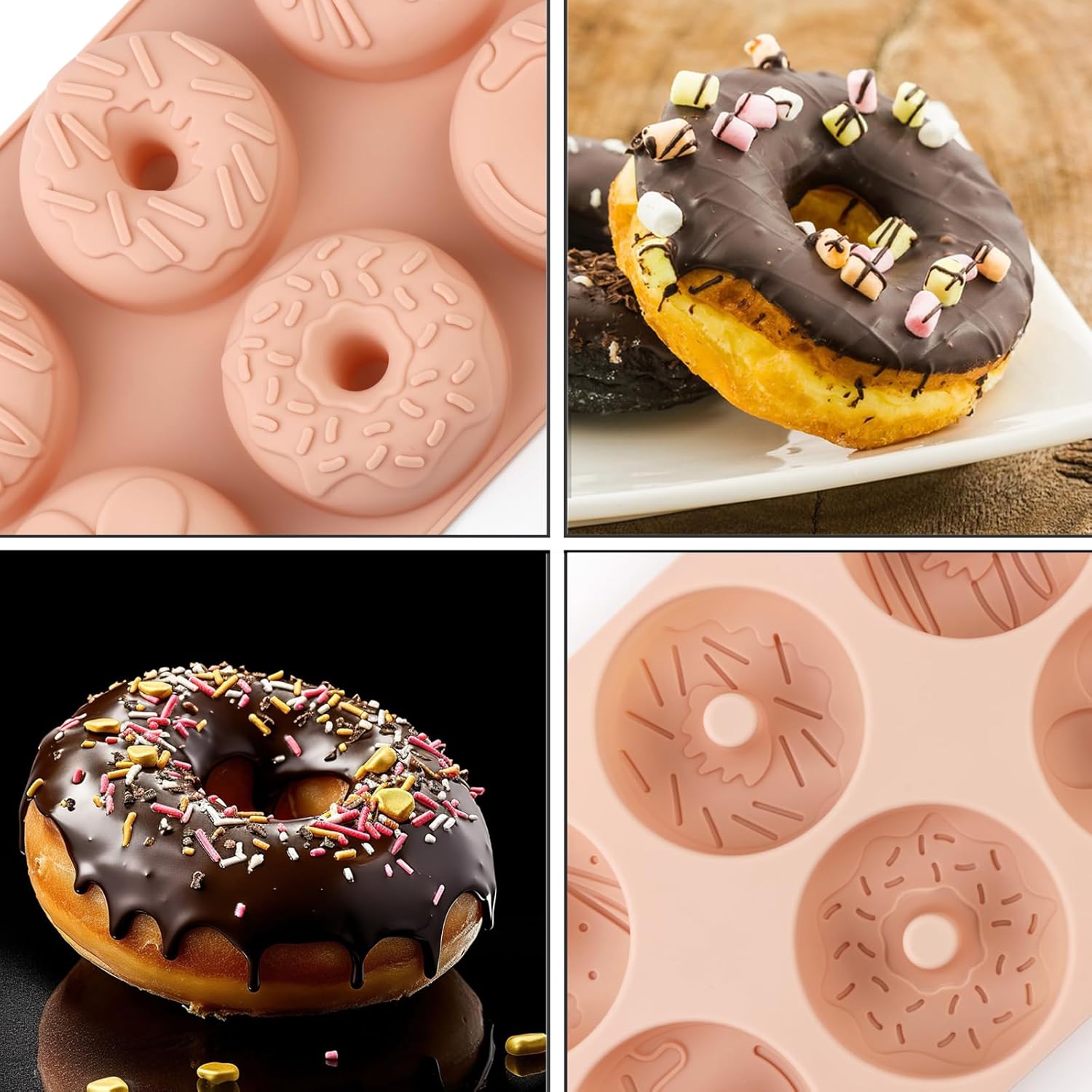 Silikon Donut Jöle Cupcake Çörek Kek Ekmek Pasta Kalıbı