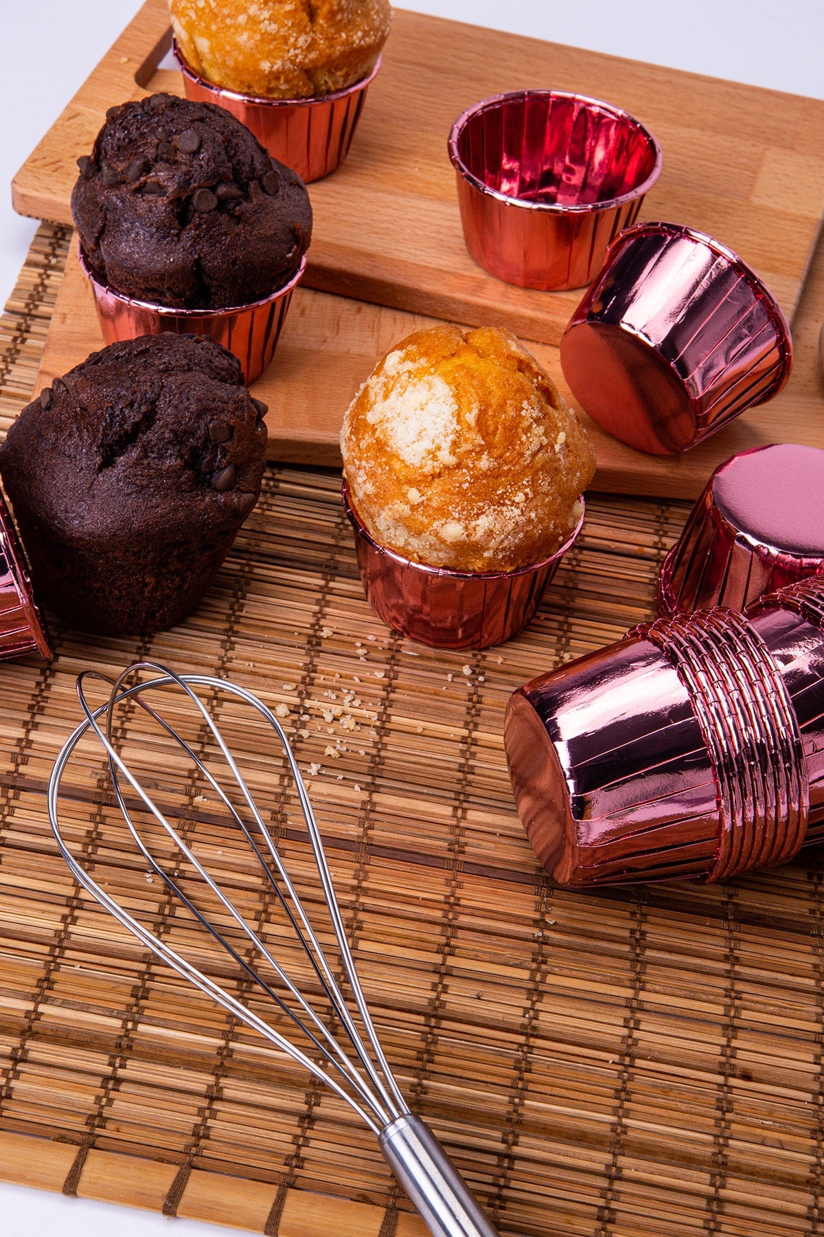 Muffin Cupcake Kalıbı İçi Gold Rose Renk 25 Adet