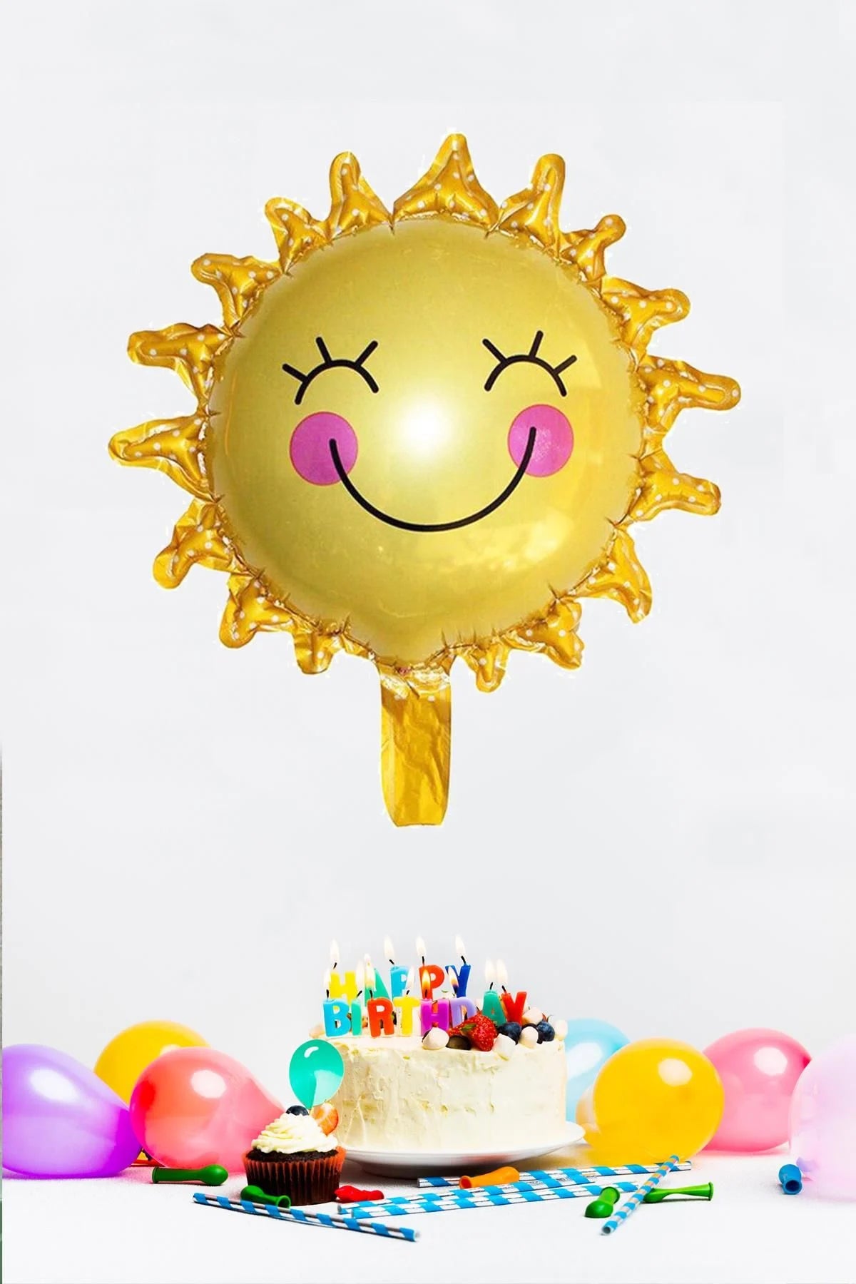 Güneş Folyo Balon Sarı Renk