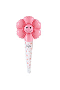 Pembe Papatya Saplı Folyo Balon