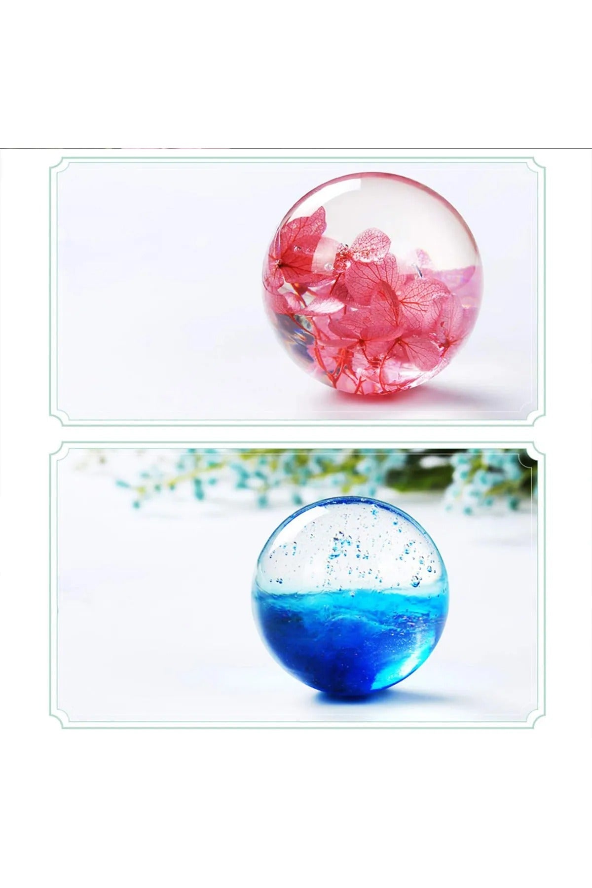 Epoksi Silikon Küre Kalıbı (2cm)