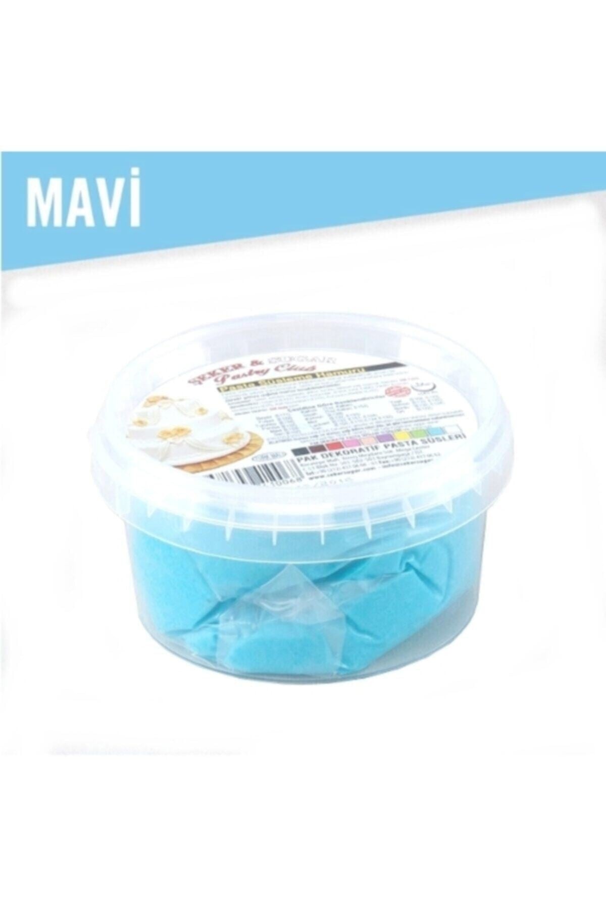 ŞEKER & SUGAR Şeker Hamuru Mavi (200 gr )