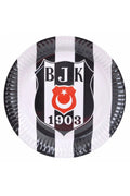 Beşiktaş Temalı Karton Tabak