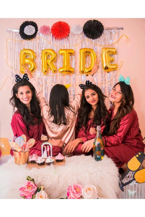 Bride Yazılı Folyo Balon Gold Renk 40 cm