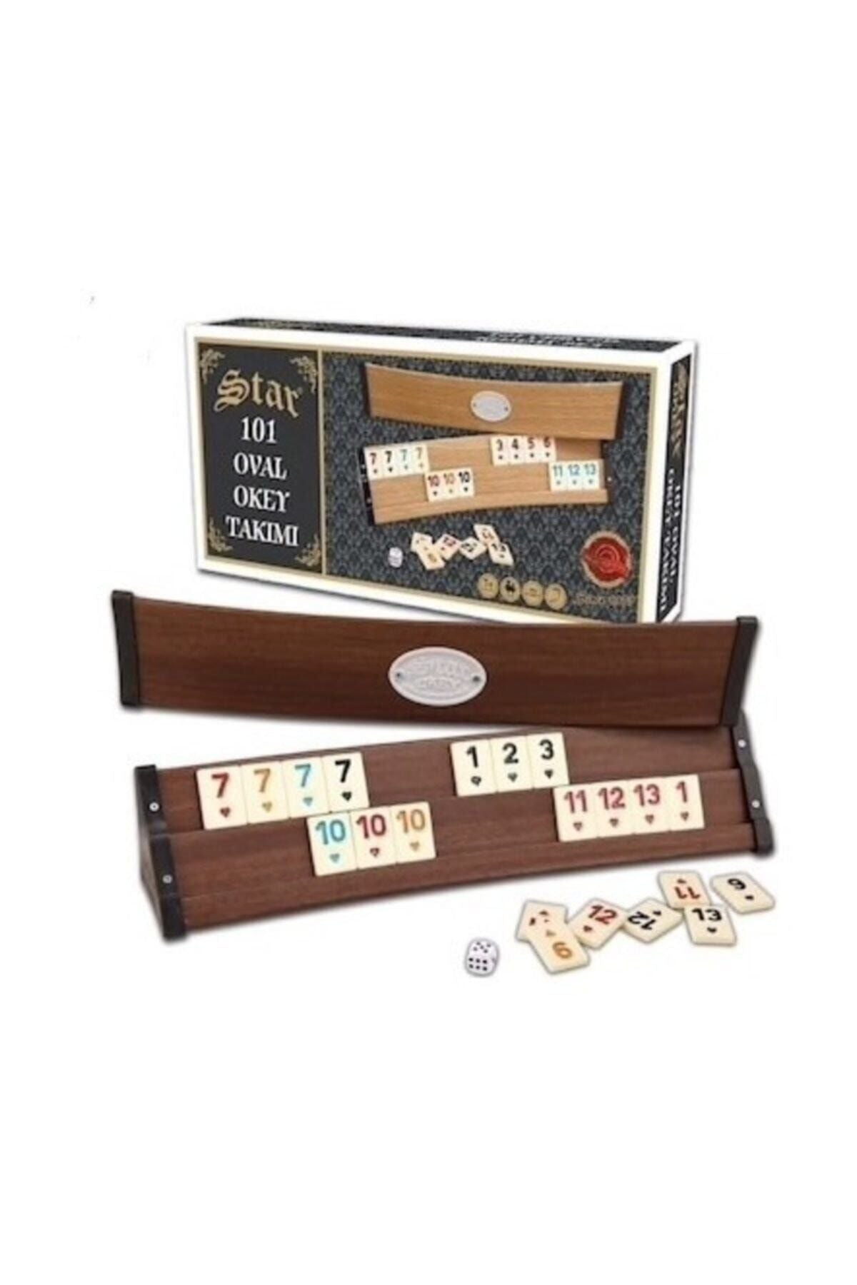 101 Oval Istaka Okey Takımı