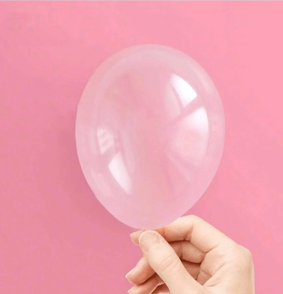 Şeffaf Latex Balon 100 Adet 5 İnç