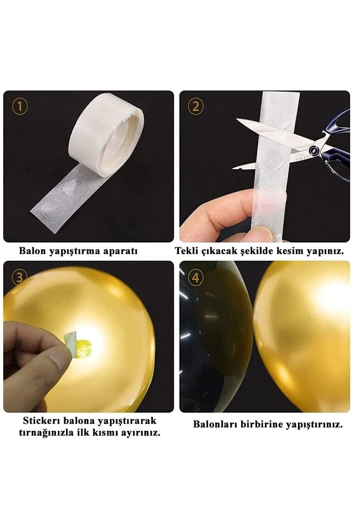 Uzay Galaksi Temalı Doğum Günü Balon Zincir Set