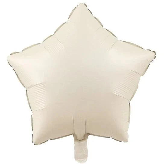 Krem Yıldız Folyo Balon 18 inc