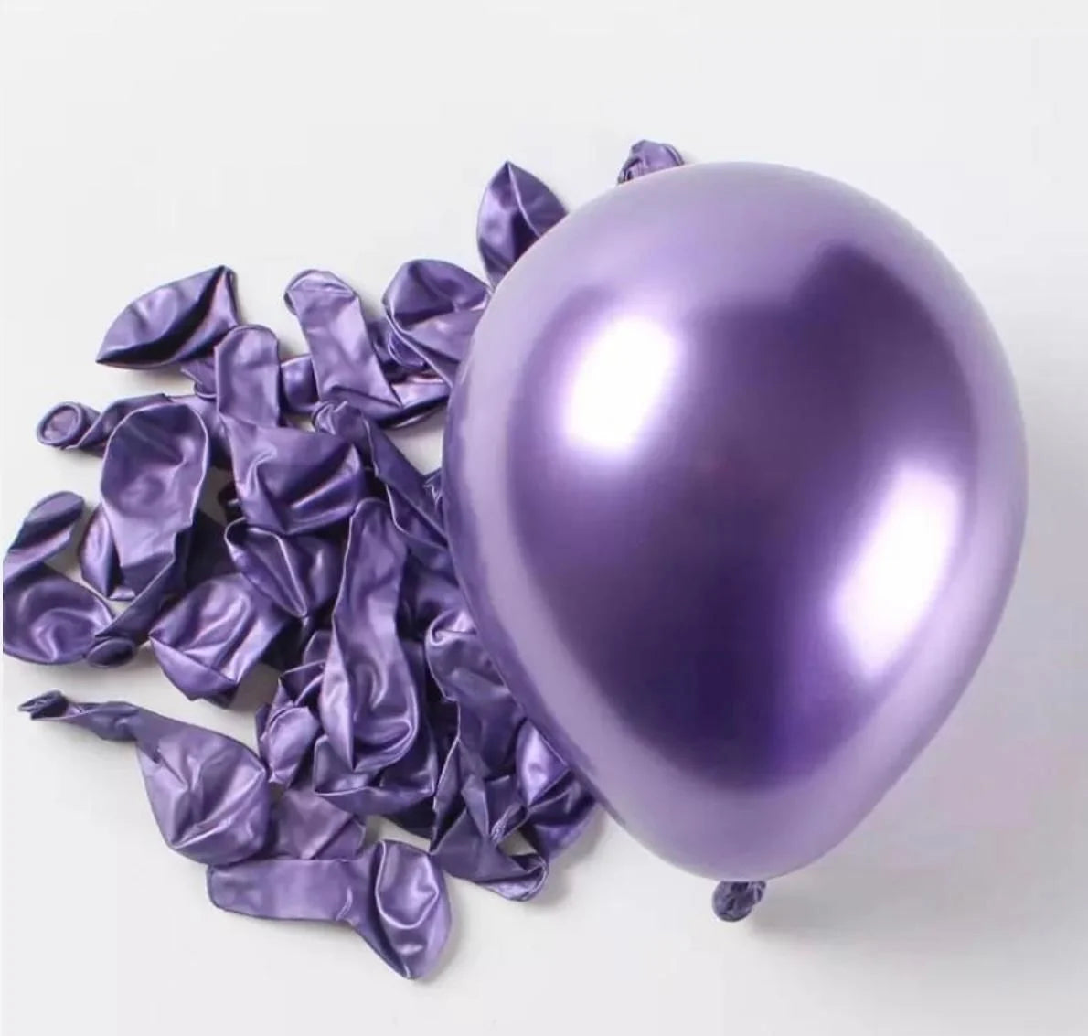 Mor Krom Balon 100 Adet 5 inç