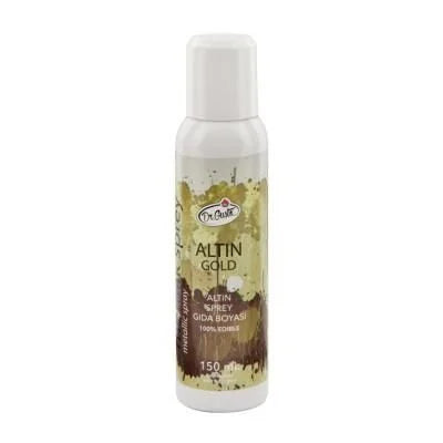 Gıda Spreyi Altın Renk 150 ml