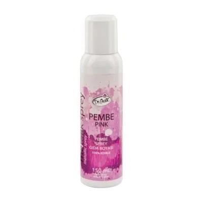 Gıda Spreyi Pembe Renk 150 ml