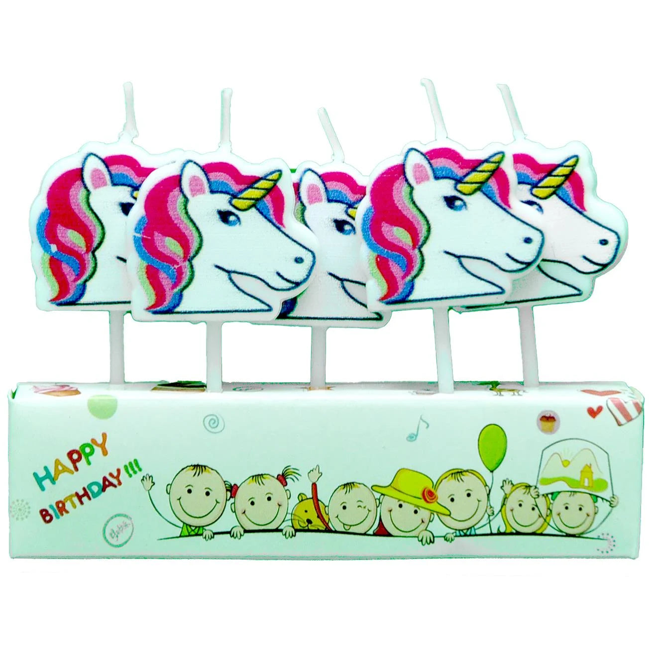 Unicorn Figürlü Mum