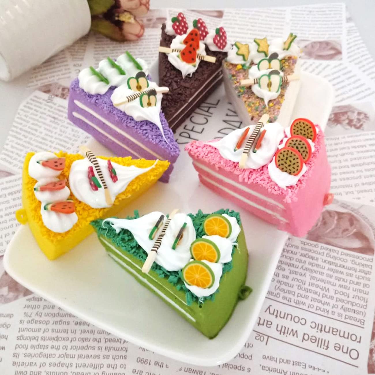 Silikon Derin Üçgen Baklava Pasta Çikolata Kek Kalıbı 8'li
