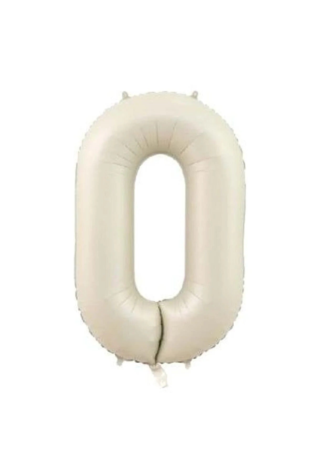 Folyo Balon 1 Rakamı Helyum Balon 76 cm Krem Renk