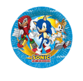 Sonic Temalı Karton Tabak