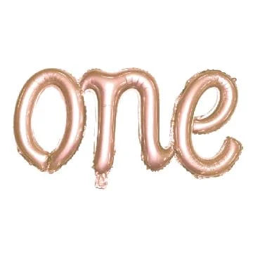 One Rose Gold Folyo Balon