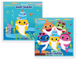 Baby Shark Temalı Peçete