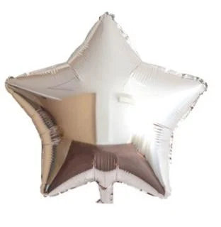 Gümüş Yıldız Folyo Balon 24 inc