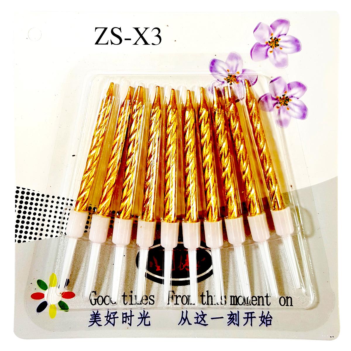 Gold Burgulu Mum 10 Adet