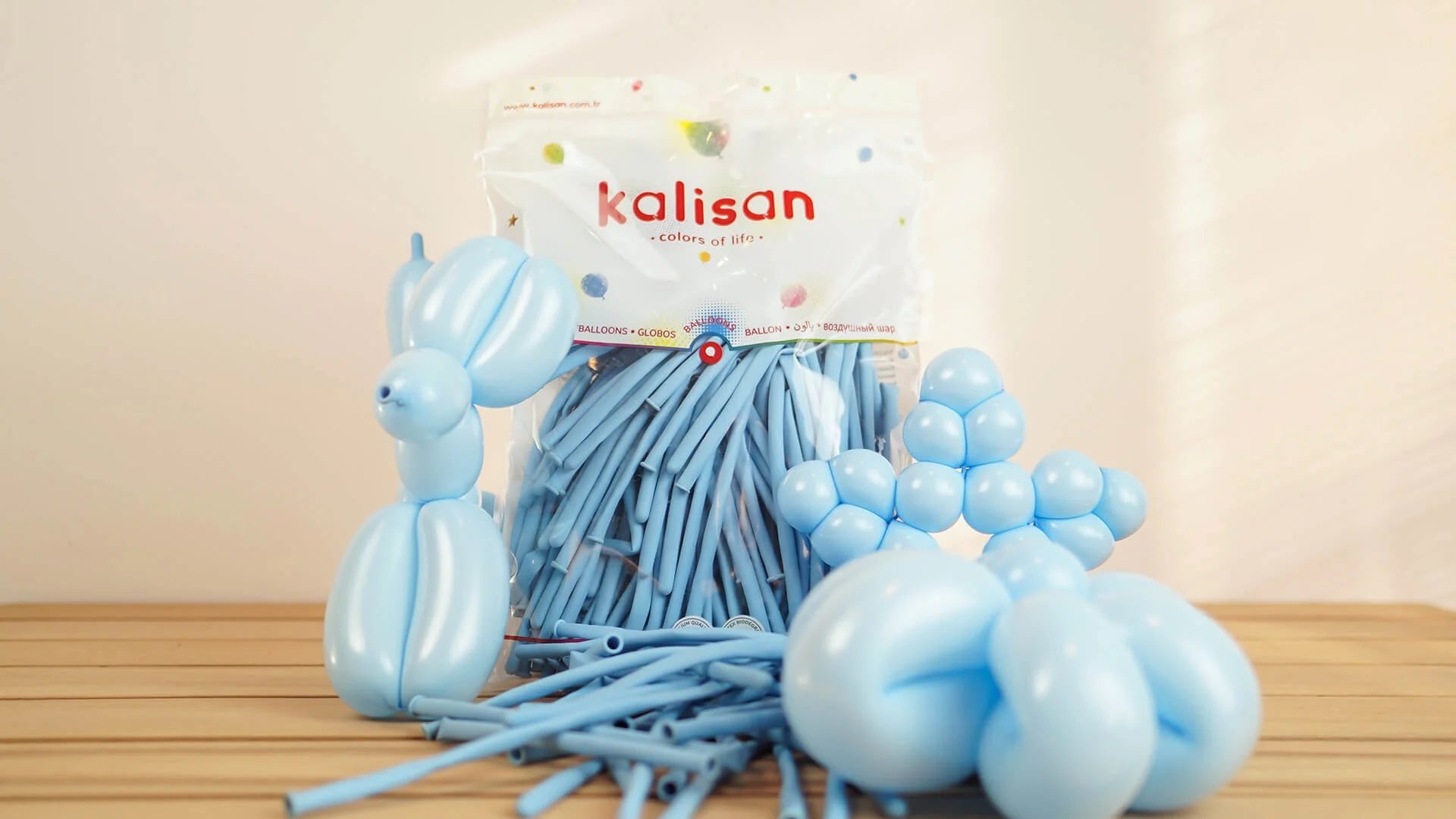 Mavi Sosis Balon 10 Adet