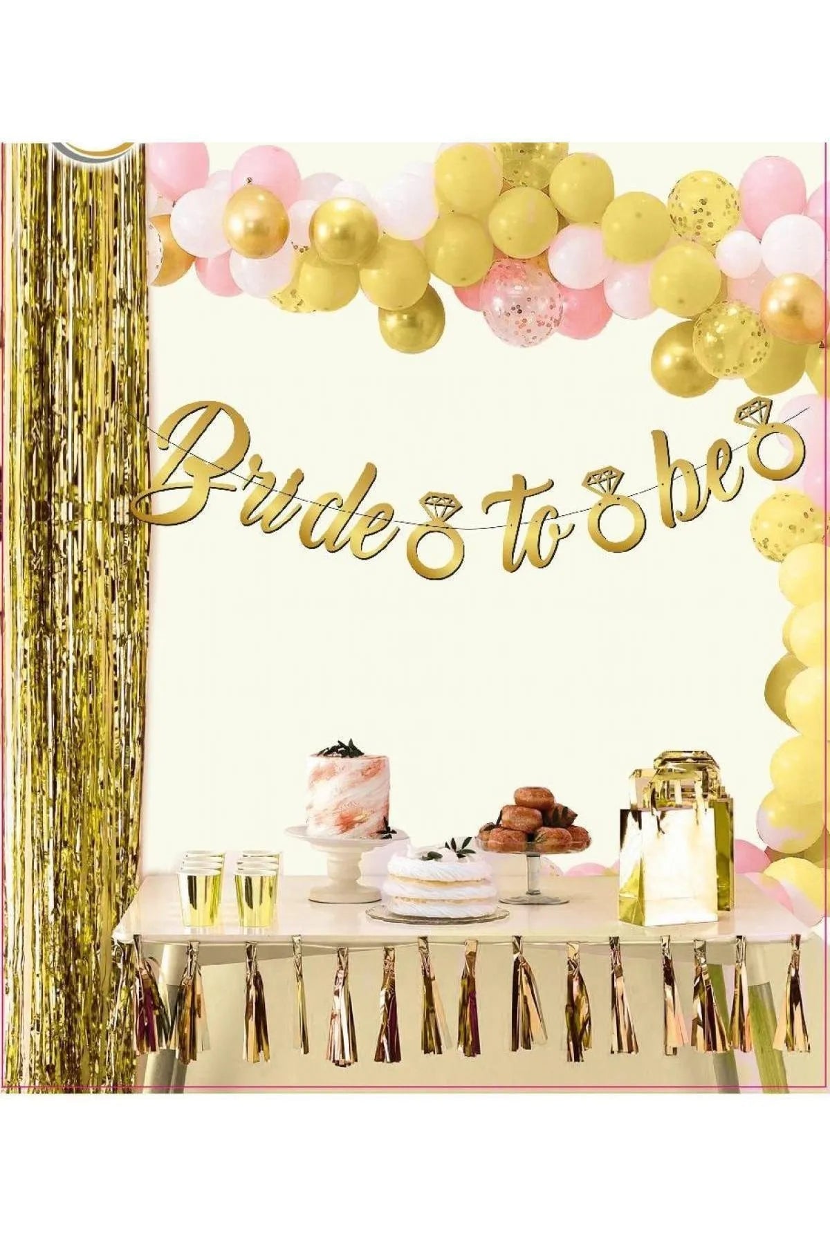 Bride To Be Kaligrafi Gold Renk