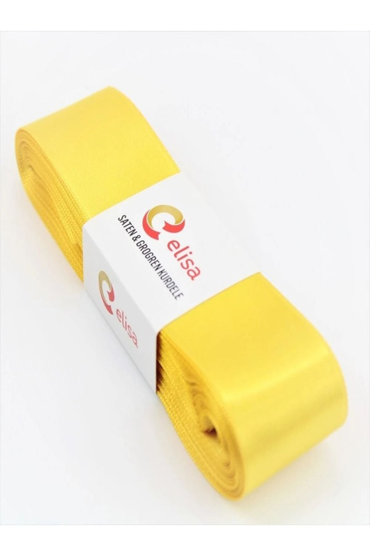 Kurdela Saten Sarı 4 Cm 10 Metre Kurdele