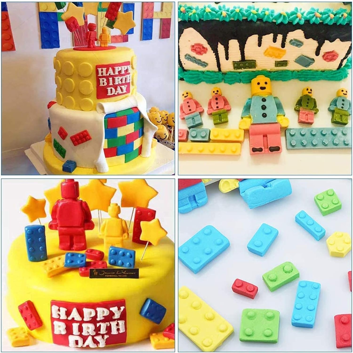 Silikon Düz Lego Çikolata Silikon Kalıbı