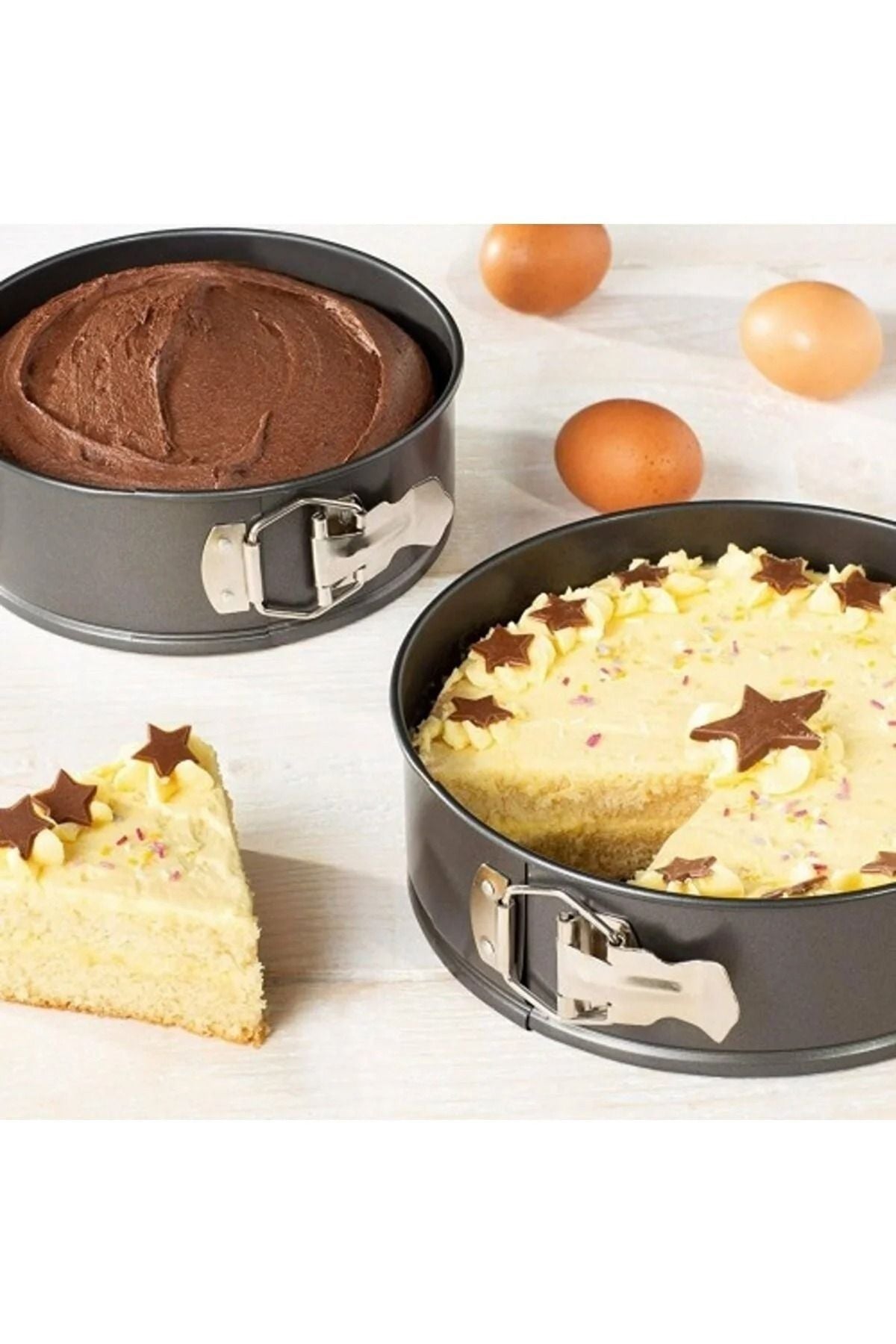 Patisse Yuvarlak Kelepçeli Altı Çıkabilen Pasta-kek Kalıbı - 20 cm