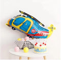 Helikopter Folyo Balon Mavi Renk