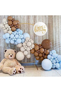 Deniz Kumu Balon Seti Pastel Soft Balon Zinciri 1 Yaş 75'li