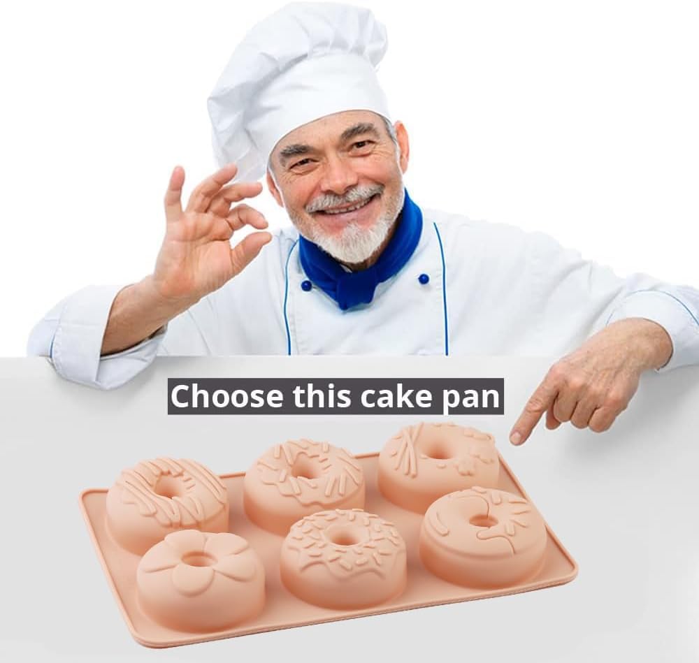 Silikon Donut Jöle Cupcake Çörek Kek Ekmek Pasta Kalıbı