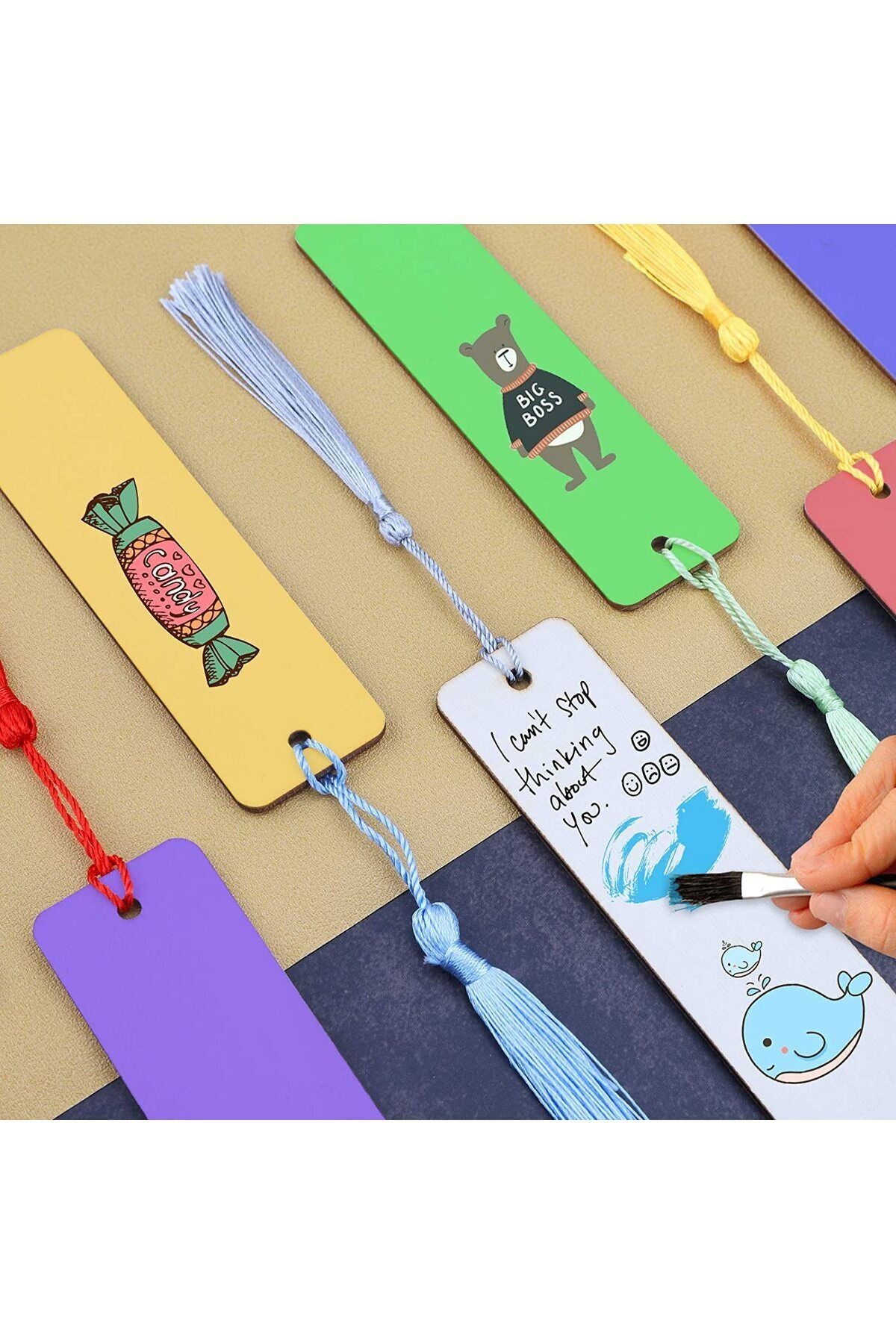 Beyaz Püskül Ipeksi El Yapımı Yumuşak El Işi Mini Püsküller 50 Adet