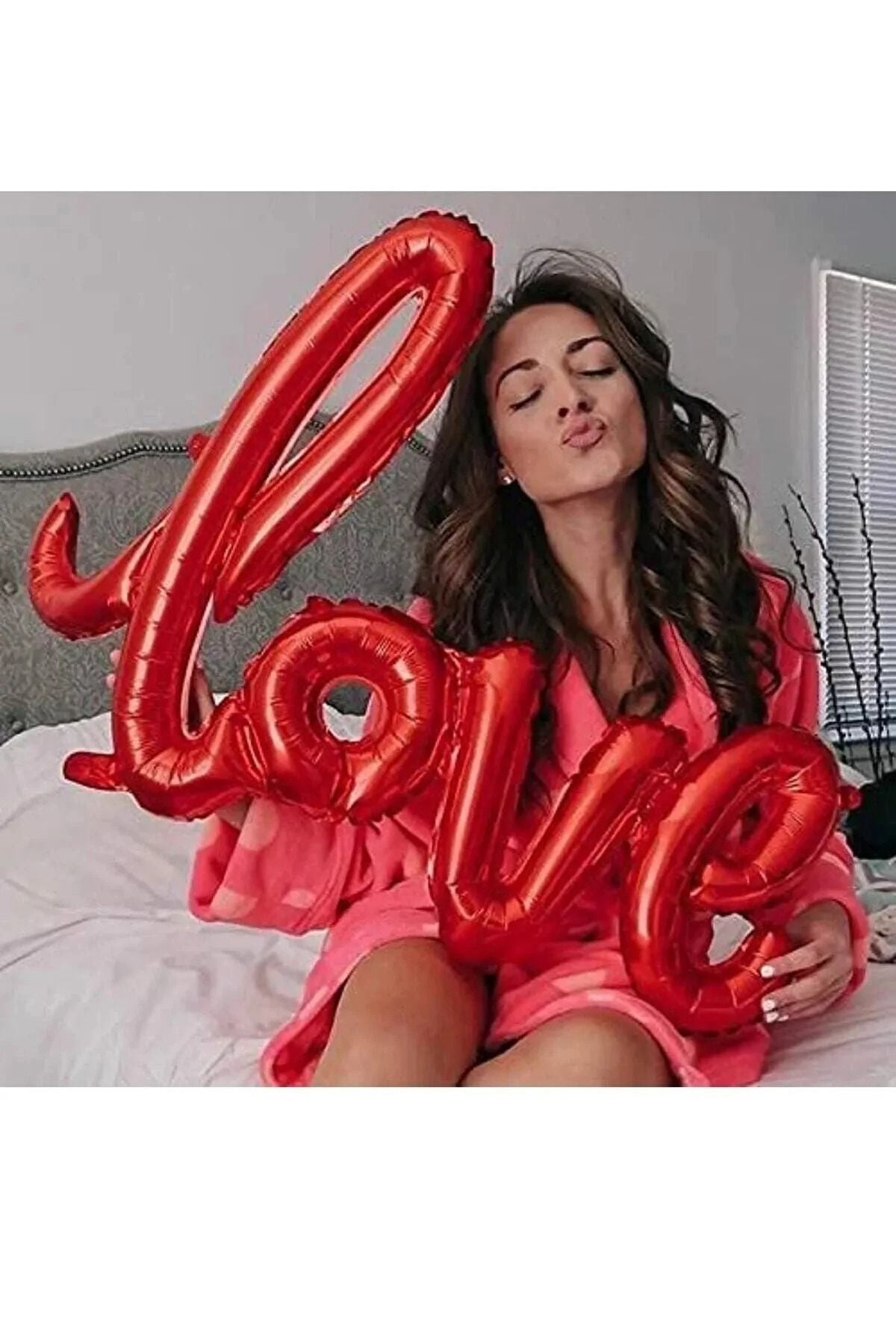 Sevgililer Günü 14 Şubat Dekorasyon Love Imza Balon Set