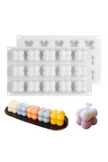 Bubble Silikon Mum Kalıbı 3D Mini Çoklu Bubble Kalıbı Bakeware 15'li