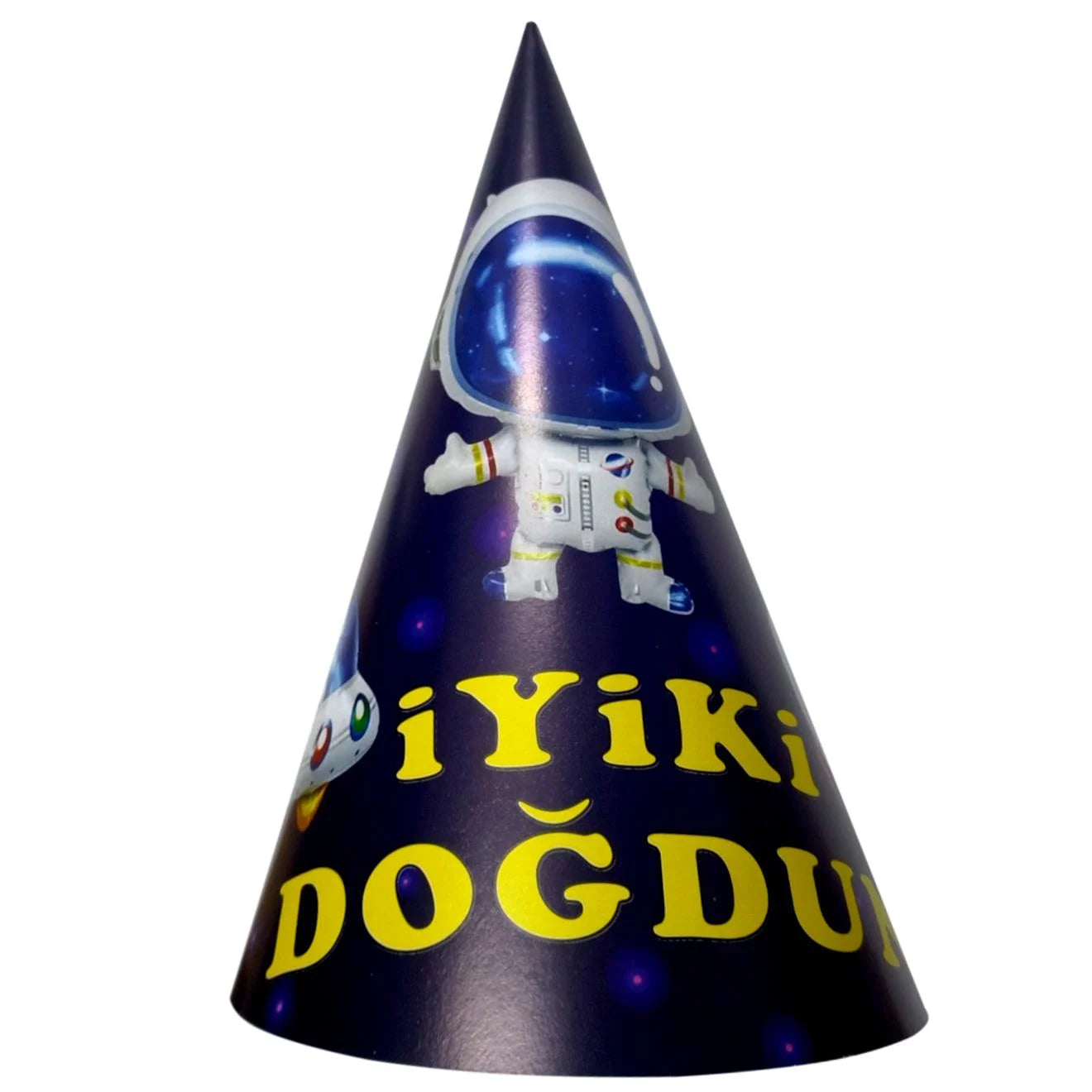 Galaksi Uzay Külah Şapka Siyah 8'li