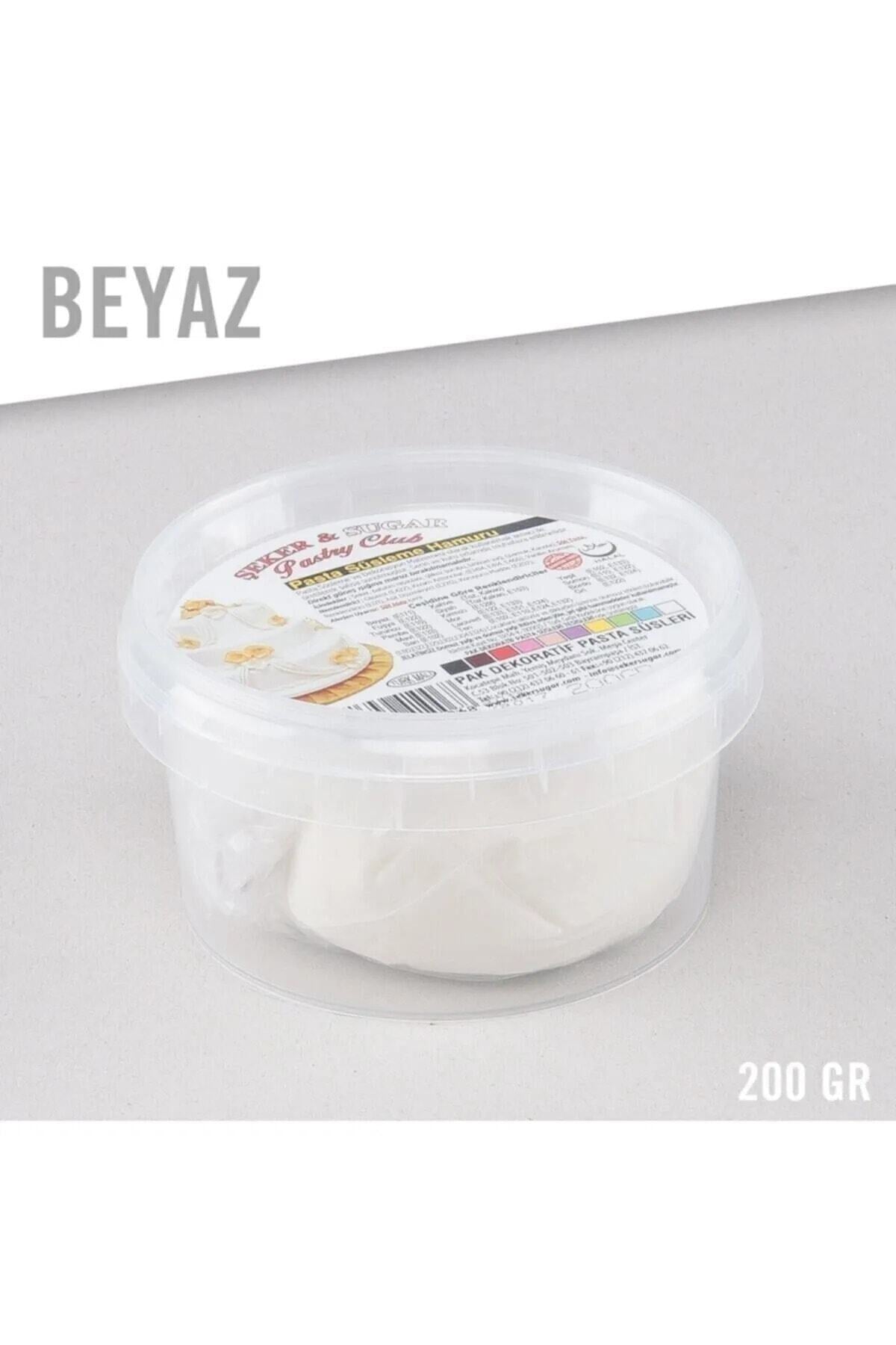 ŞEKER & SUGAR Şeker Hamuru Beyaz 200 gr