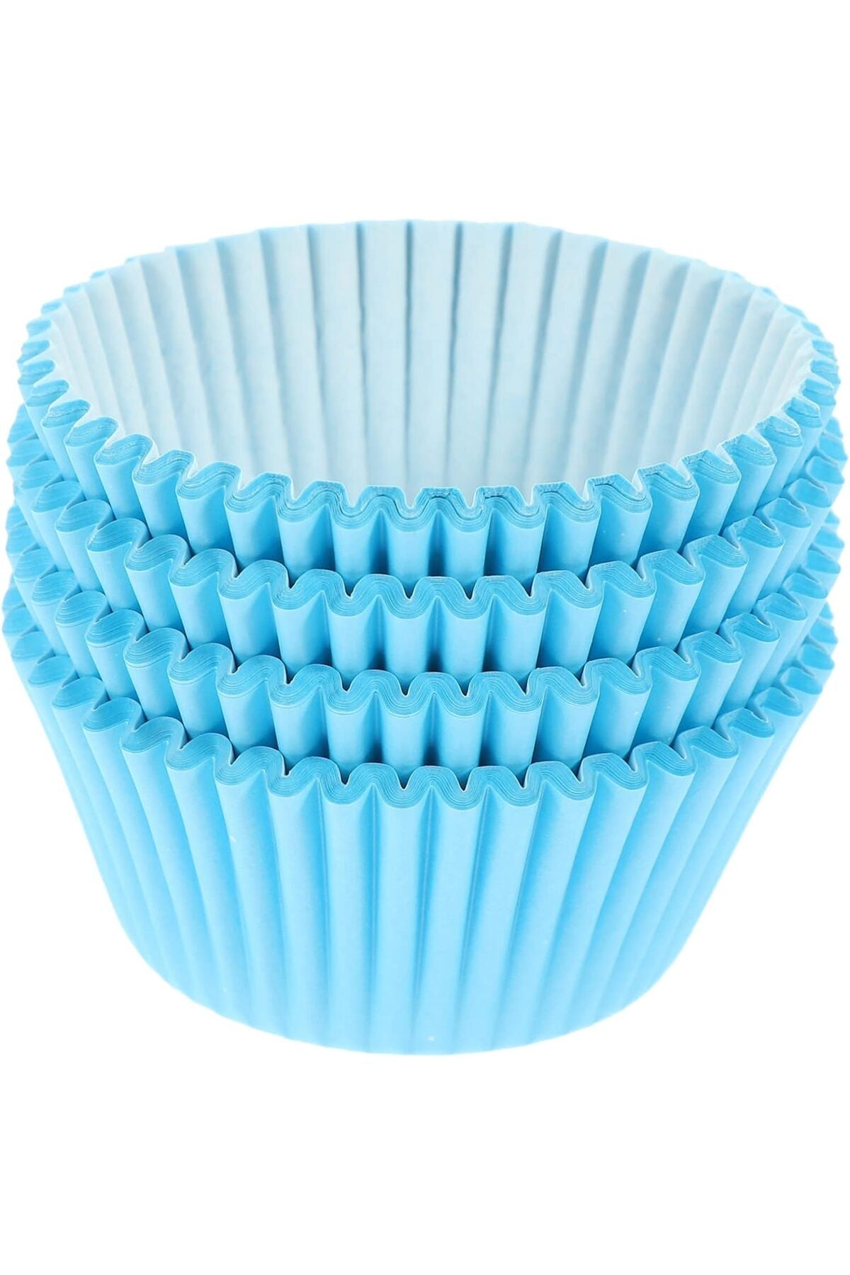 Tinky Winky Muffin Cupcake Kek Kalıbı Kapsülü Özel Pet Kapsül 25 Adet Mavi Renk