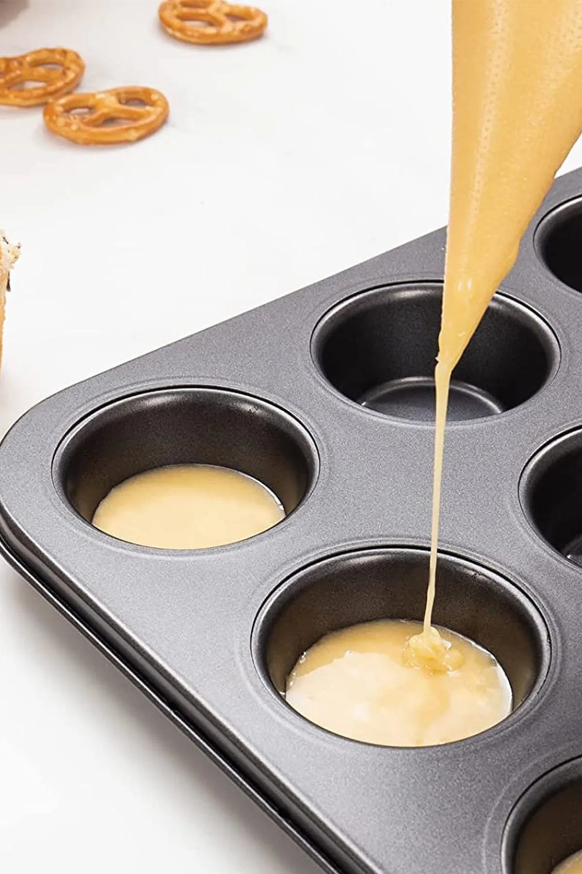 Muffin Yanmaz Tepsi Cupcake Tepsi 12'li