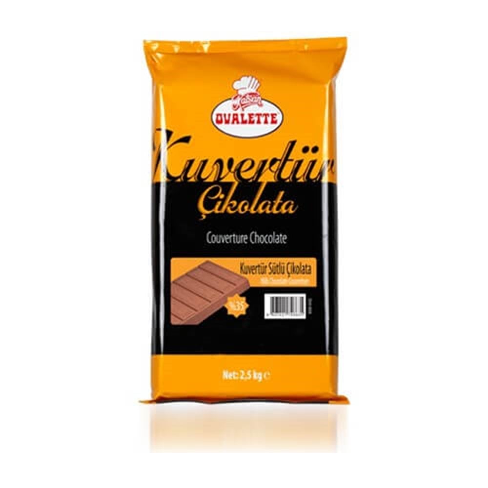 Sütlü Kuvertür Çikolata 2,5 kg