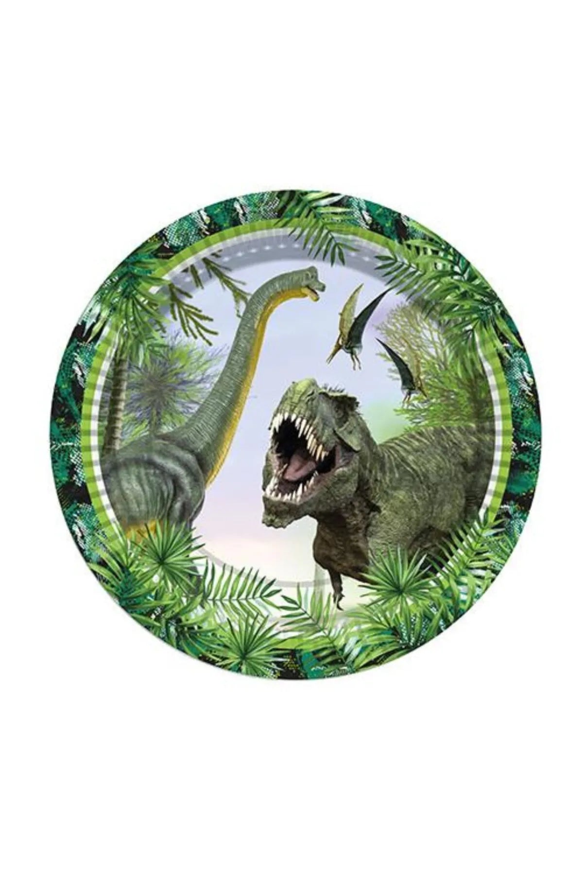 Jurassic World Temalı Karton Tabak