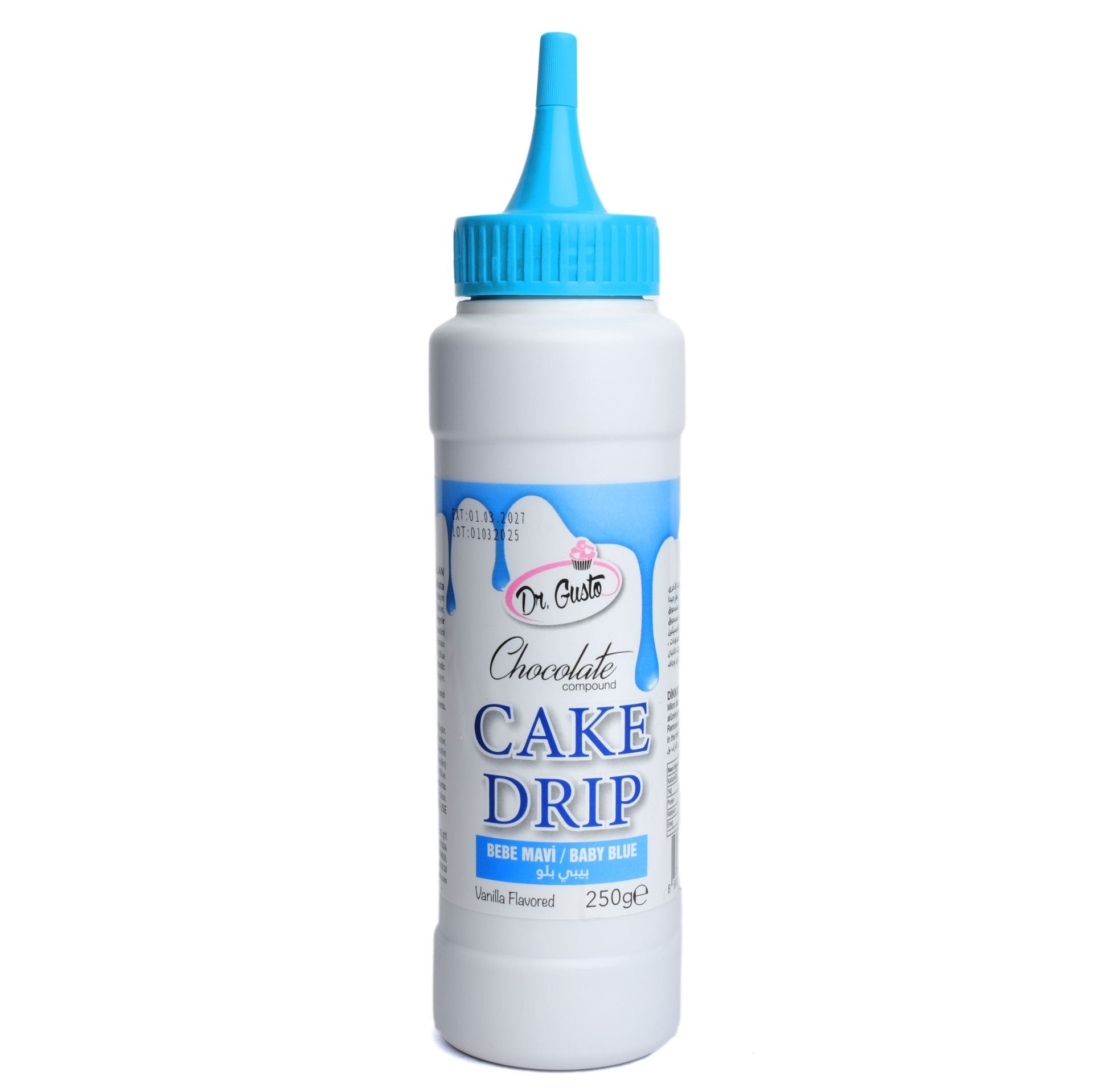 Dr Gusto Cake Drip 250 gr – Pasta ve Kek Süsleme Sosu