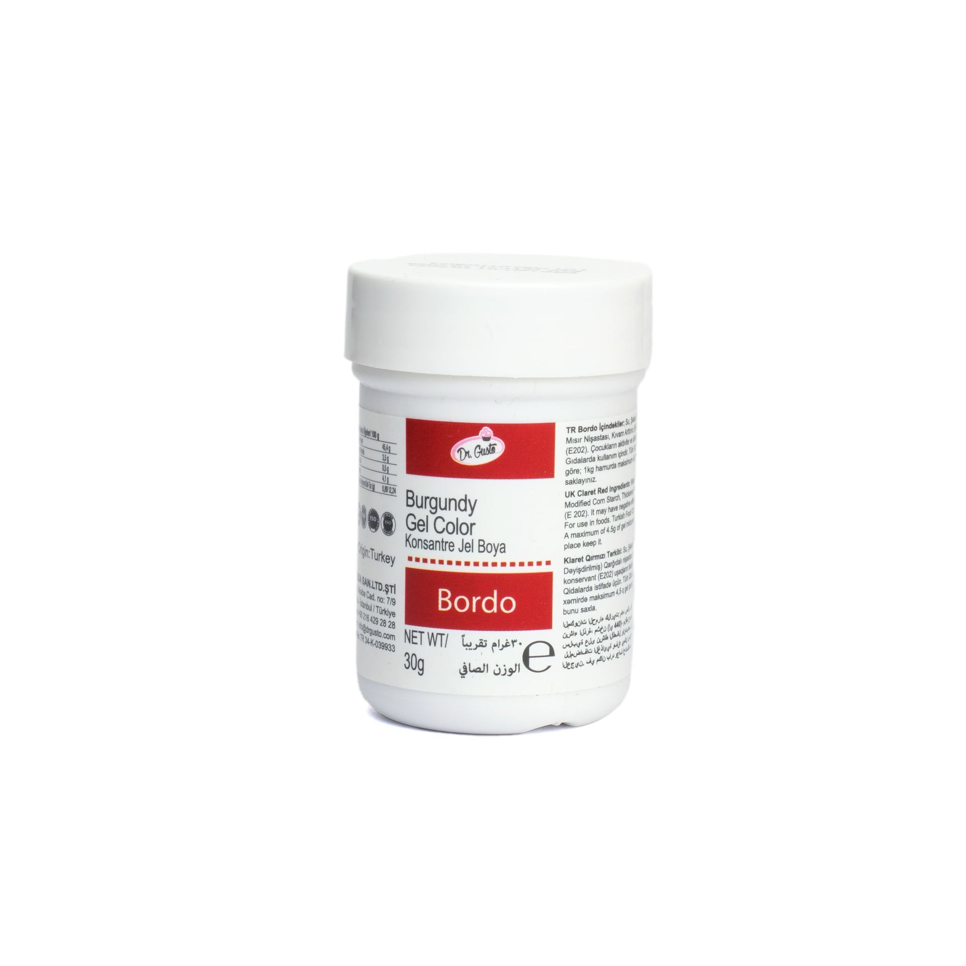 Dr Gusto Jel Gıda Boyası (100 gr)