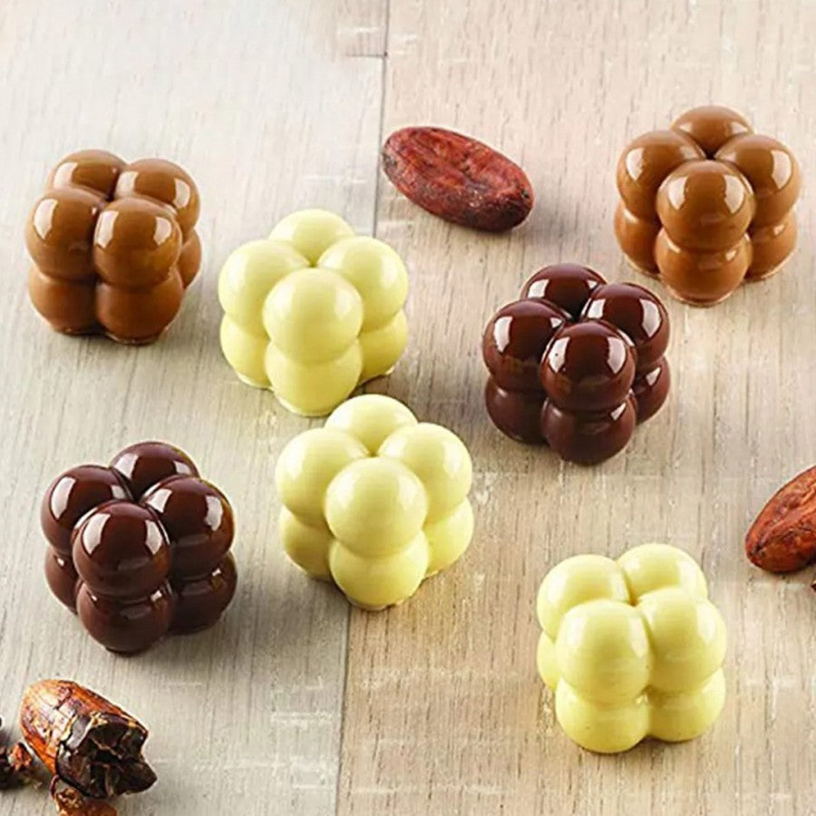 Bubble Çikolata Kalıbı 15’li – Mini Mum & Jelibon Silikon Kalıp (2.2 cm)