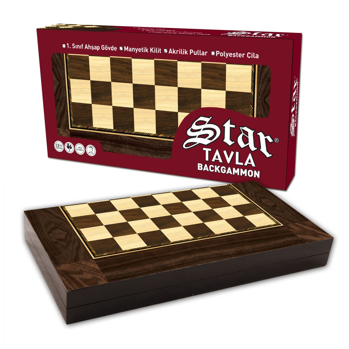 Star Polyester Sedef Tavla Büyük Boy
