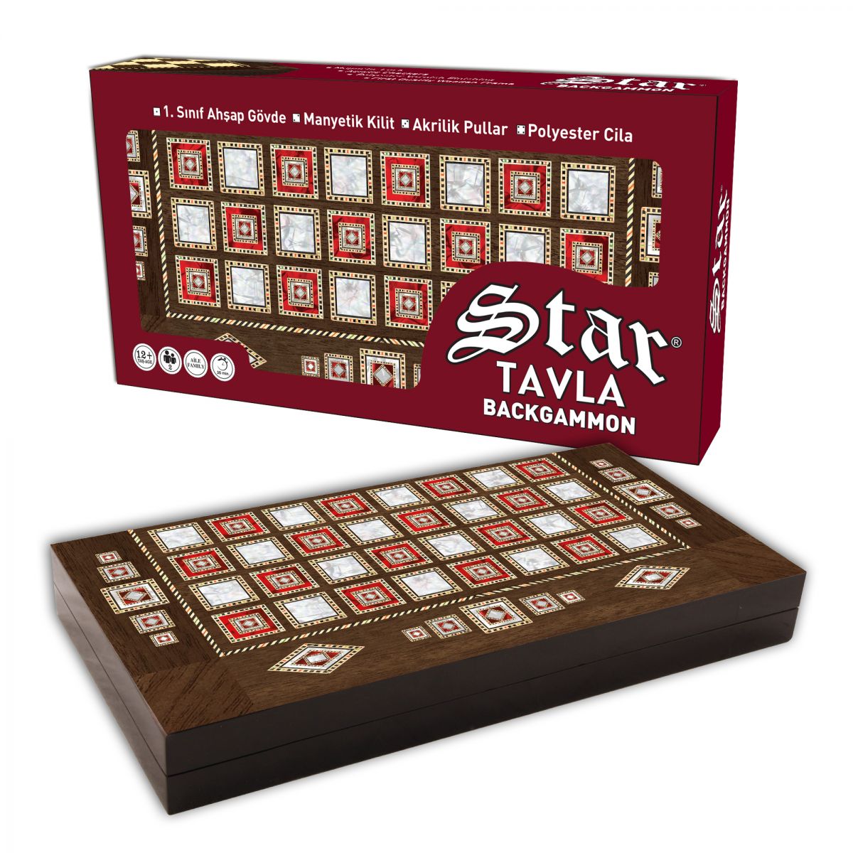 Antik Sedef Tavla Lale