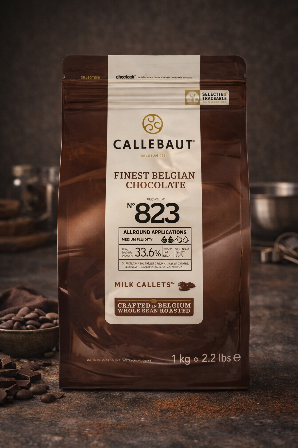 Callebaut Sütlü Drop Kuvertür Çikolata 1 Kg