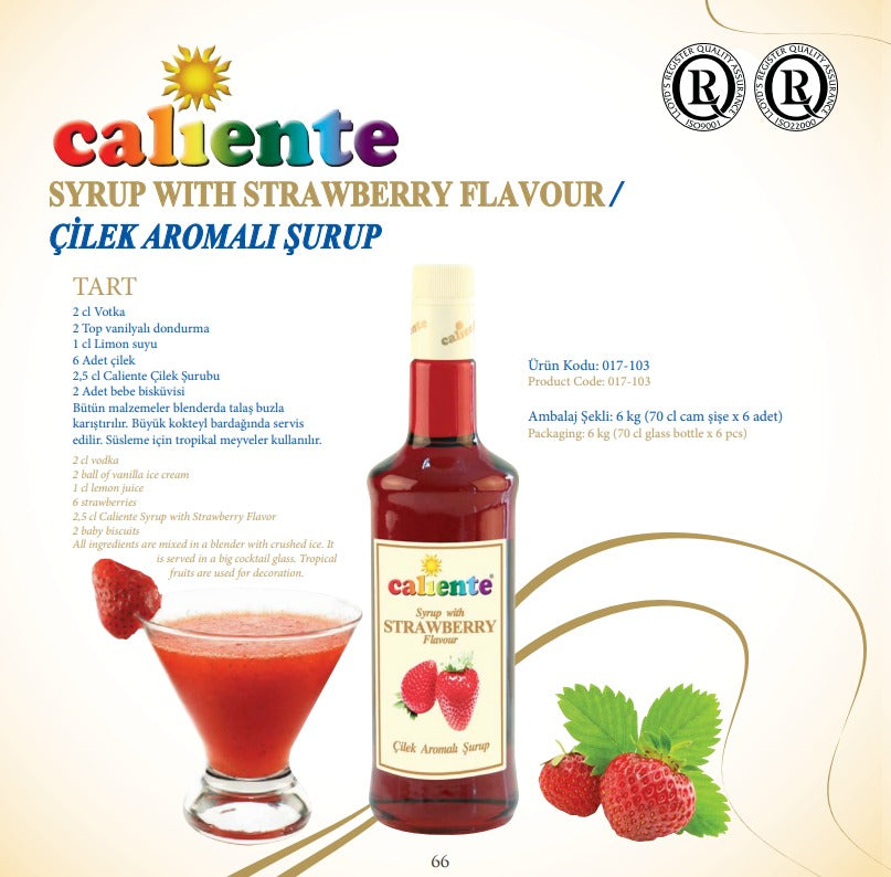 Caliente Kahve & Kokteyl Şurupları