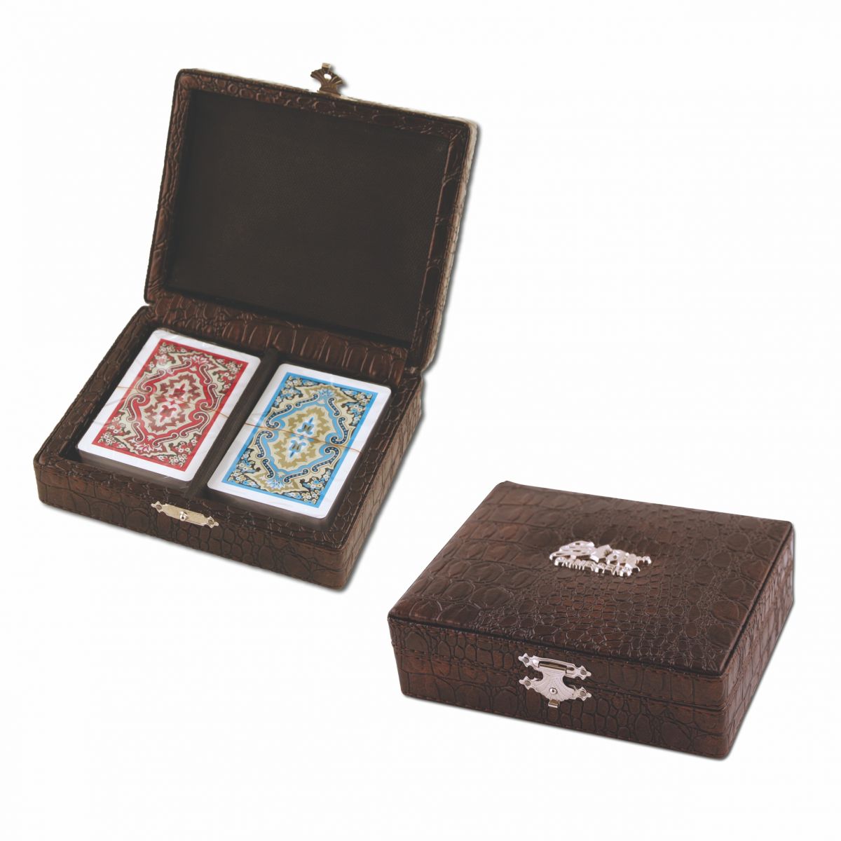 Star Deri Çanta Tavla Takımı Orta Boy